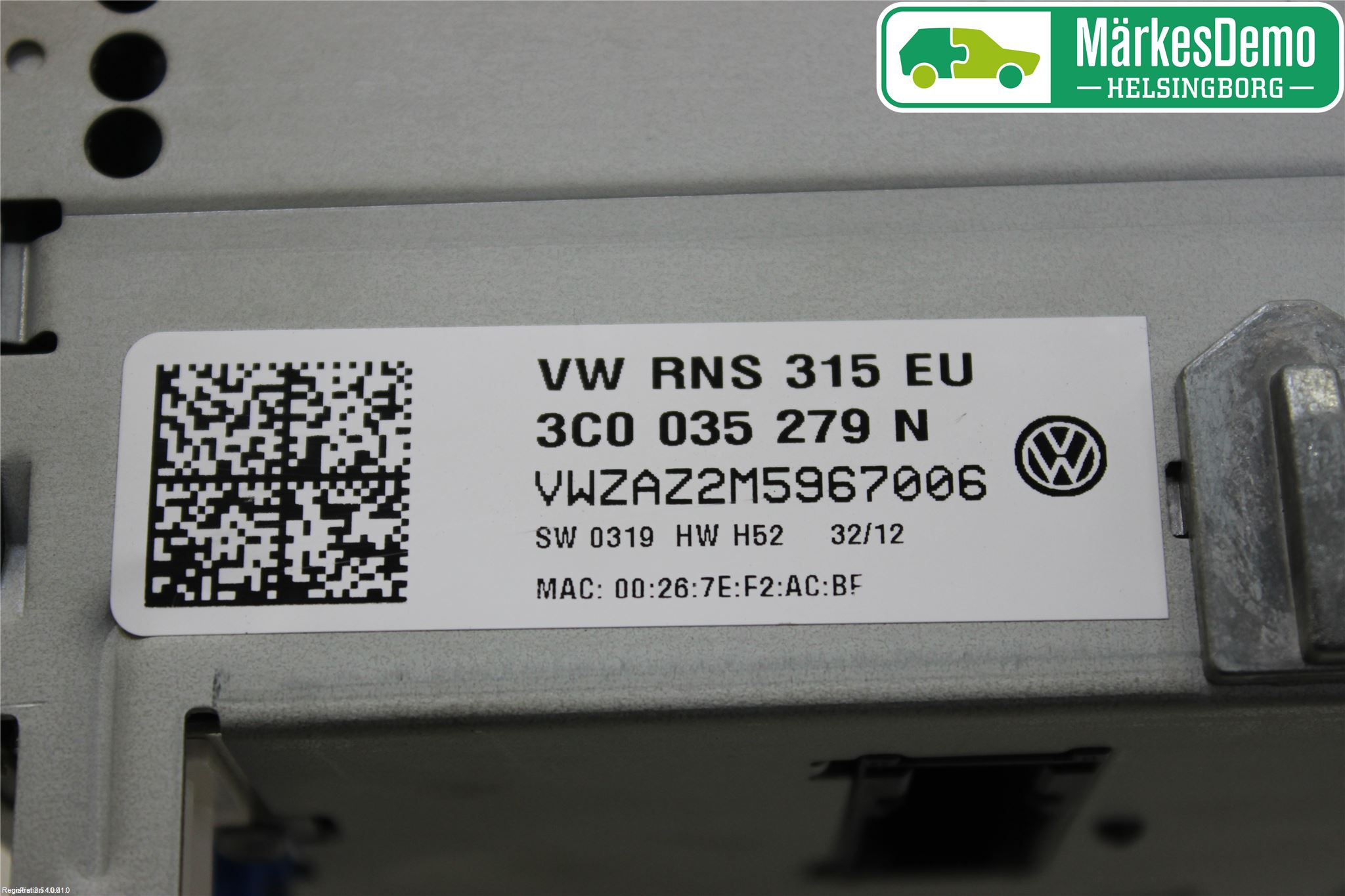 Volkswagen VW TOURAN 10-15 Stereo Radio Med Cd