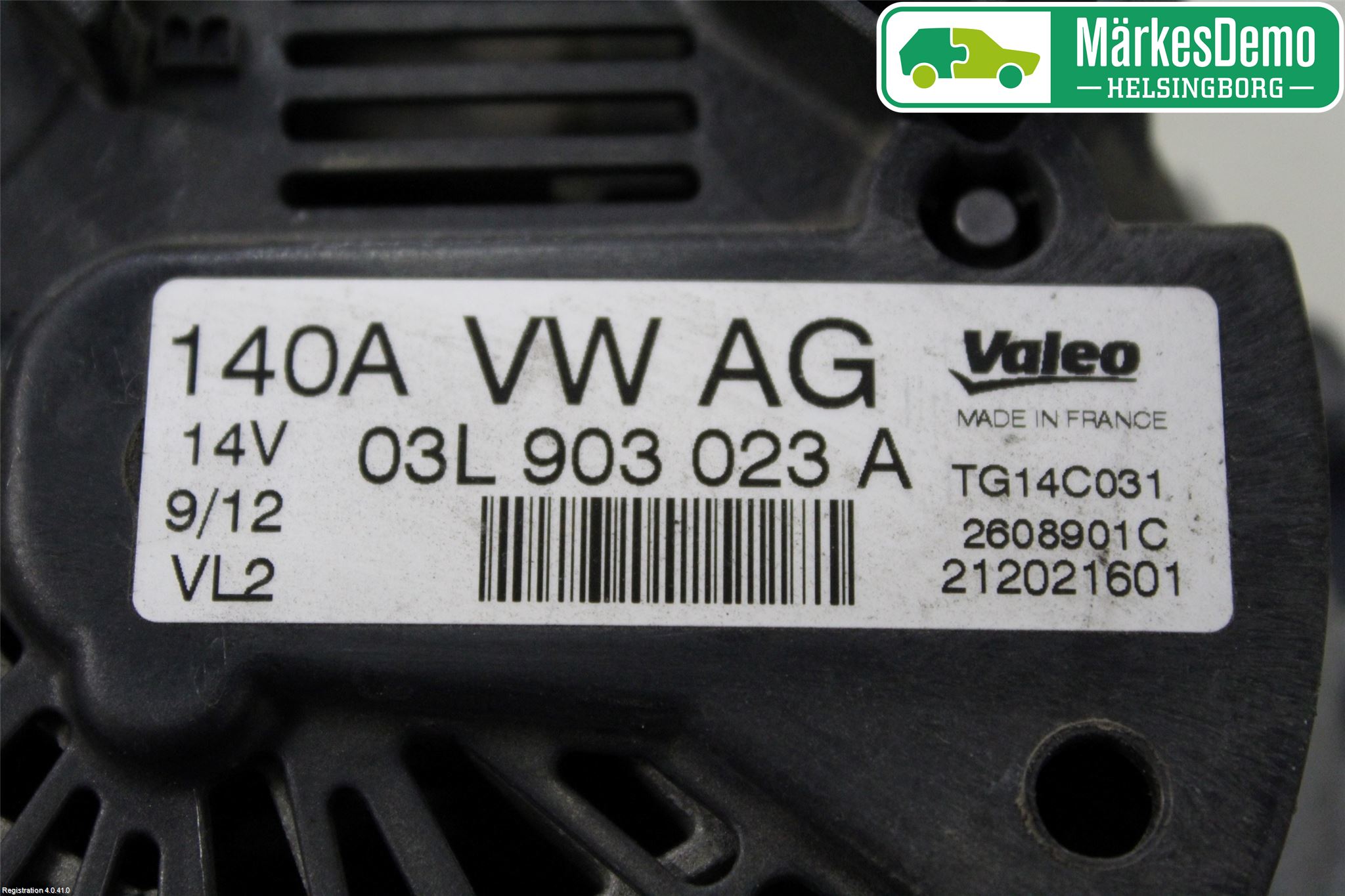 Volkswagen VW GOLF VI 09-13 Dynamo