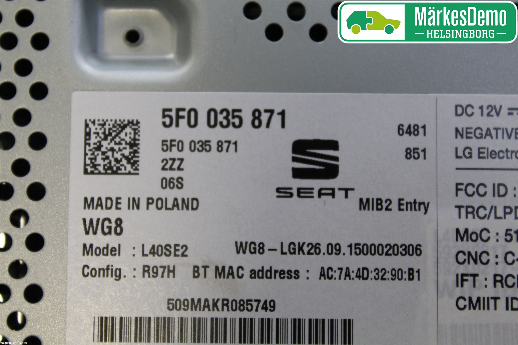 Seat LEON 13-20 Stereo Radio