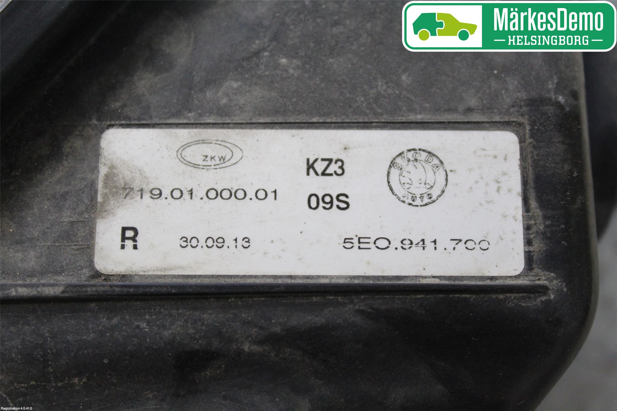 Skoda OCTAVIA (5E) 13-20 Frontlykt-Kurve-Tåkelys