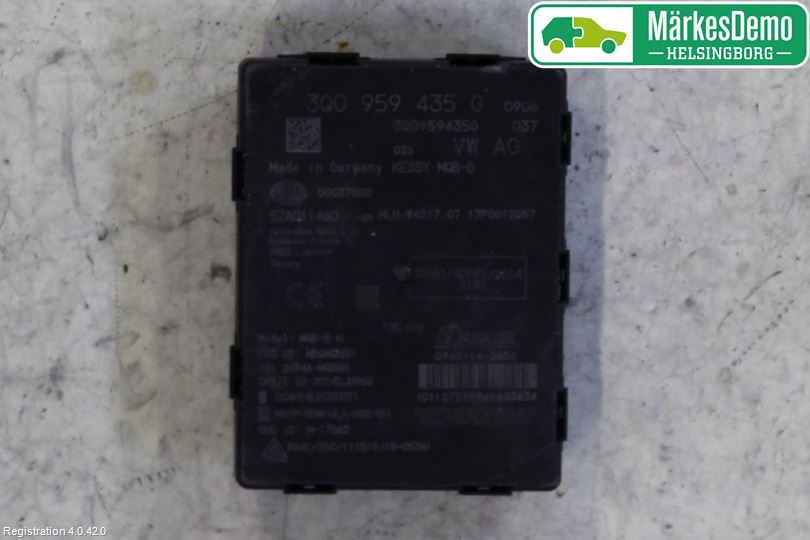 Volkswagen VW PASSAT 15-19 Styrenhet Nyckellös System