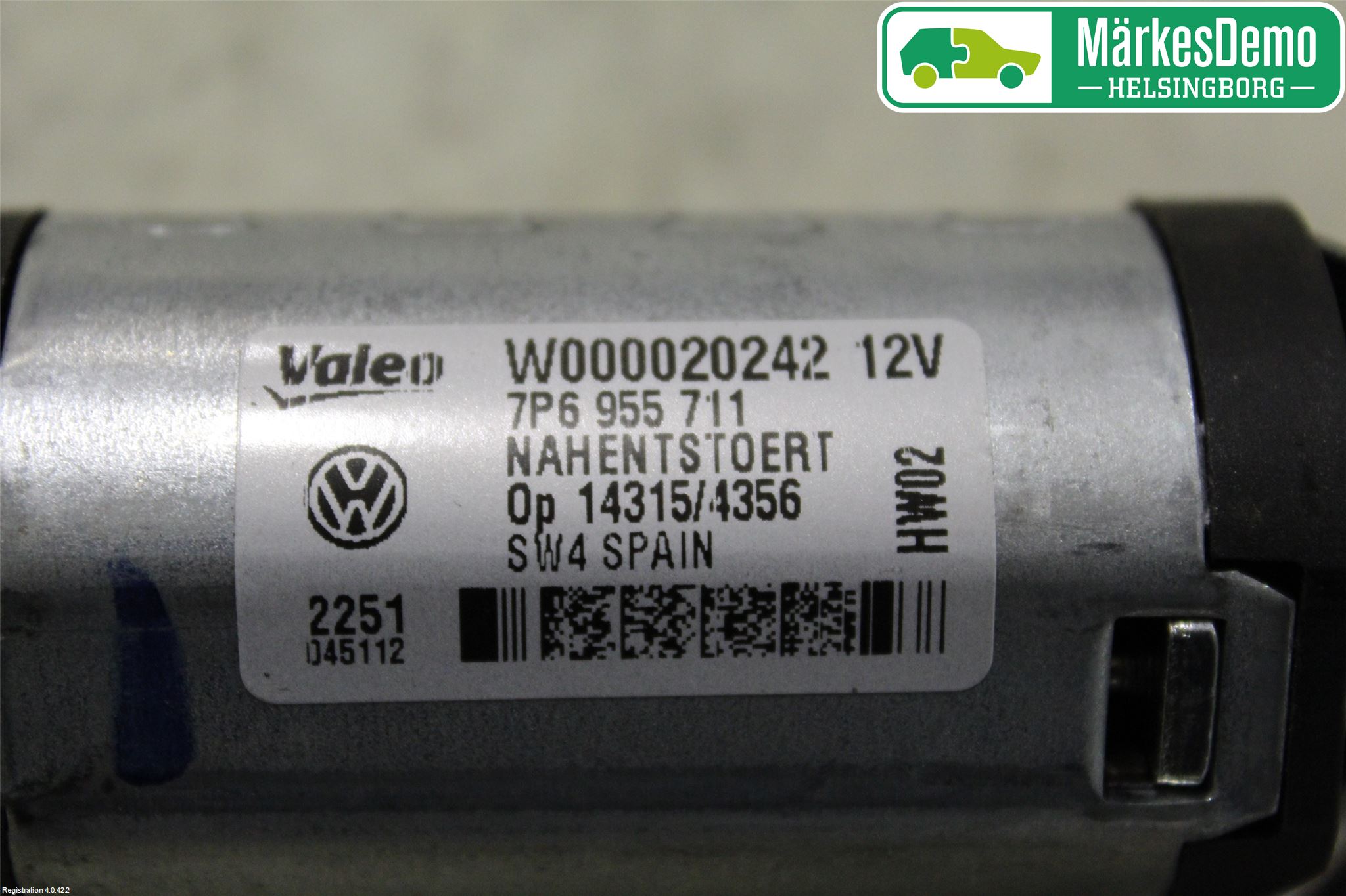 Volkswagen VW TOUAREG 7P 11-18 Viskermotor Bakluke
