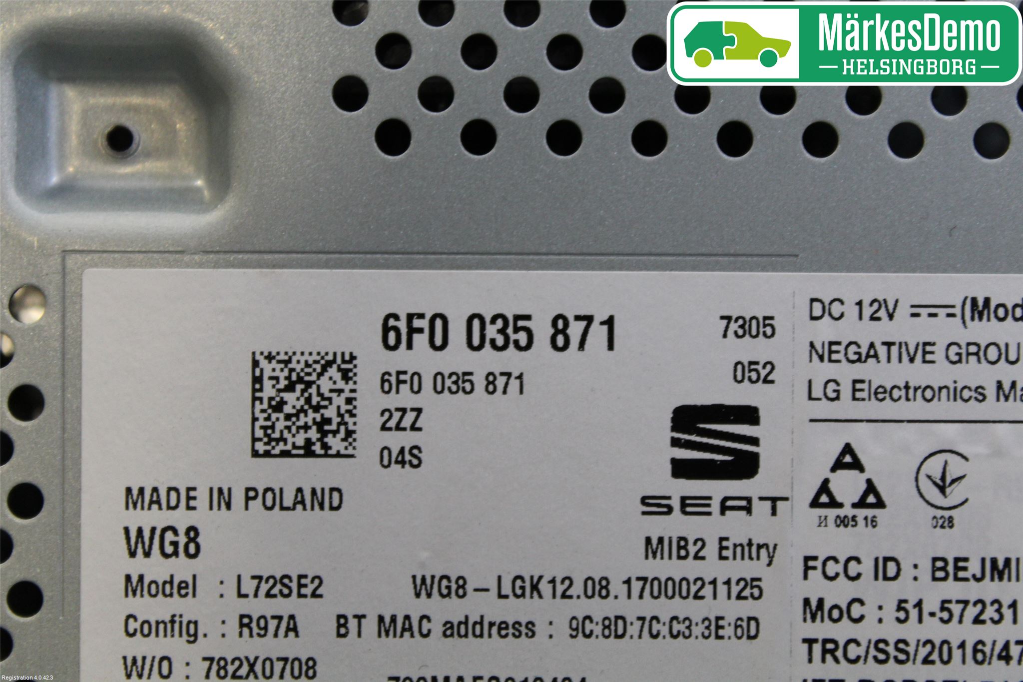 Seat IBIZA V 17-20 Stereo Radio