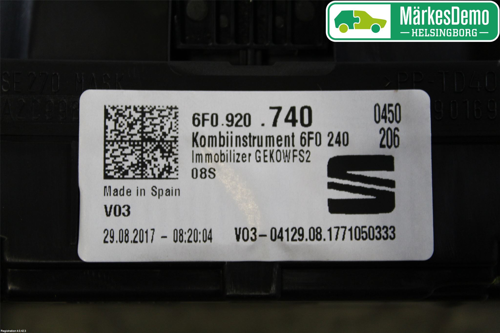 Seat IBIZA V 17-20 Instr Kombinert
