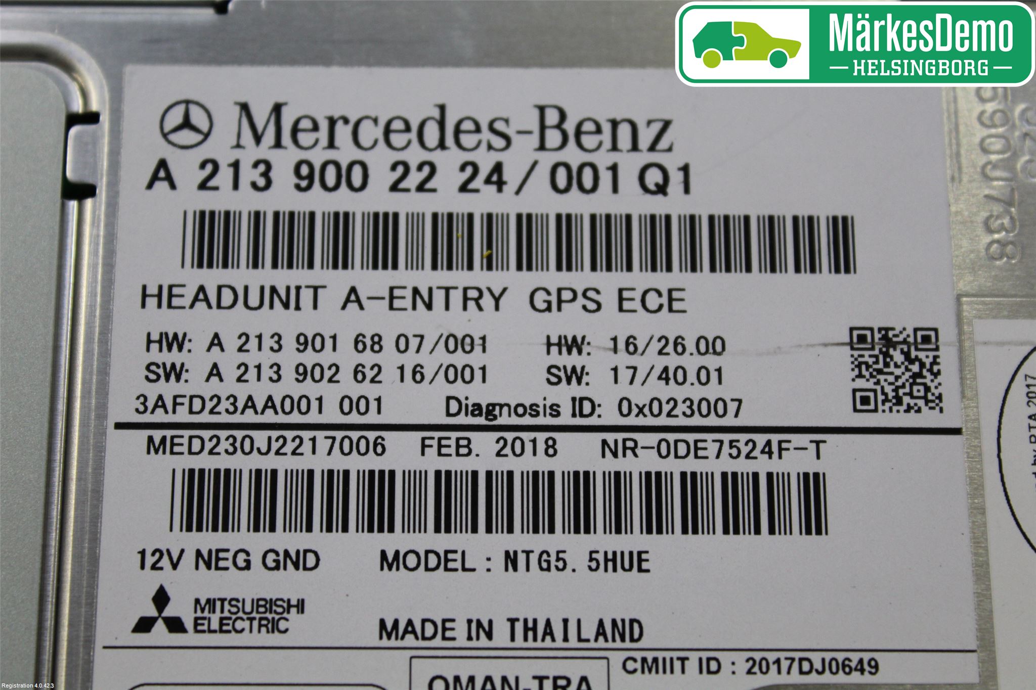 Mercedes-Benz MB E-KLASS (W213) 16-23 Stereo Radio