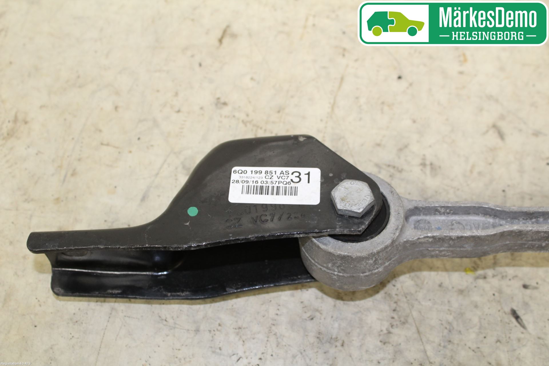 Volkswagen VW POLO 10-17 Gearkasse Feste Stål-Alu