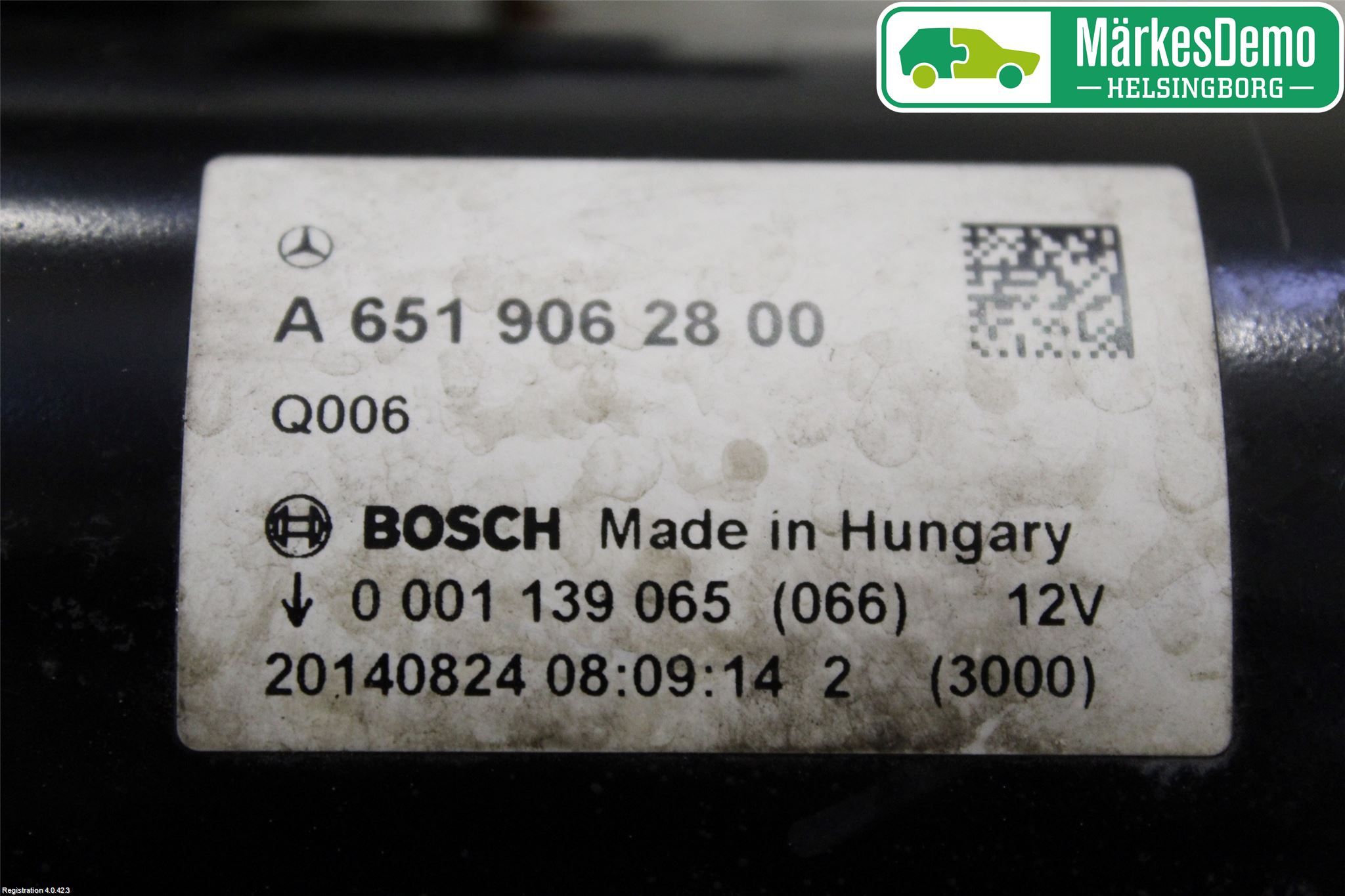 Mercedes-Benz MB GLK-KLASS (X204) 08-16 Startmotor Diesel