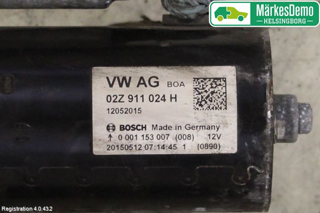 Volkswagen VW TRANSP/CARAVELLE (T6) 16-22 Startmotor Diesel