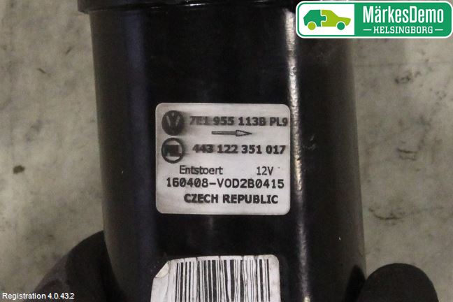 Volkswagen VW TRANSP/CARAVELLE (T6) 16-22 Viskermotor Frontrute