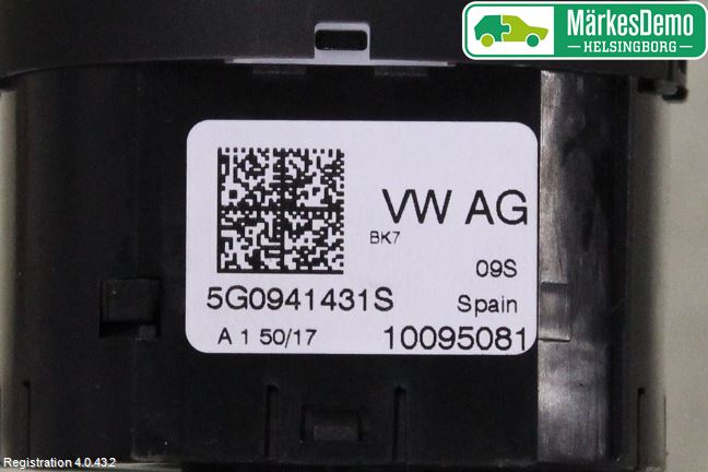 Volkswagen VW POLO VI 18->> Bryter Hovedlys
