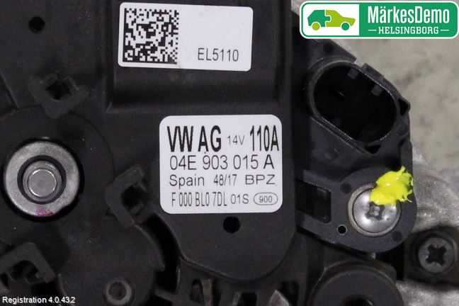 Volkswagen VW POLO VI 18->> Dynamo