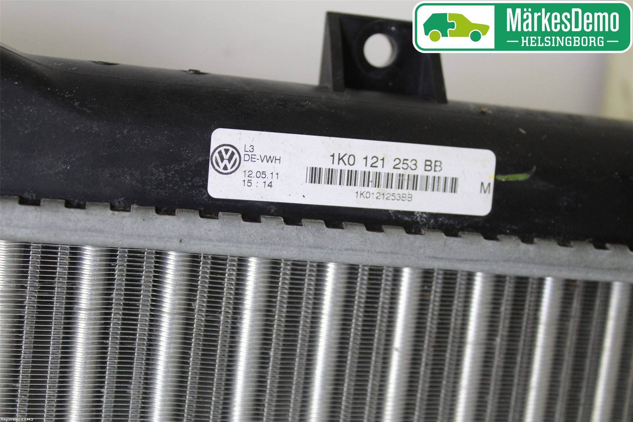 Volkswagen VW GOLF VI 09-13 Radiator Manuell