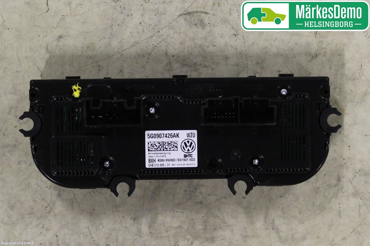Volkswagen VW GOLF / E-GOLF VII 13-20 Varme Ac Betjening-Display