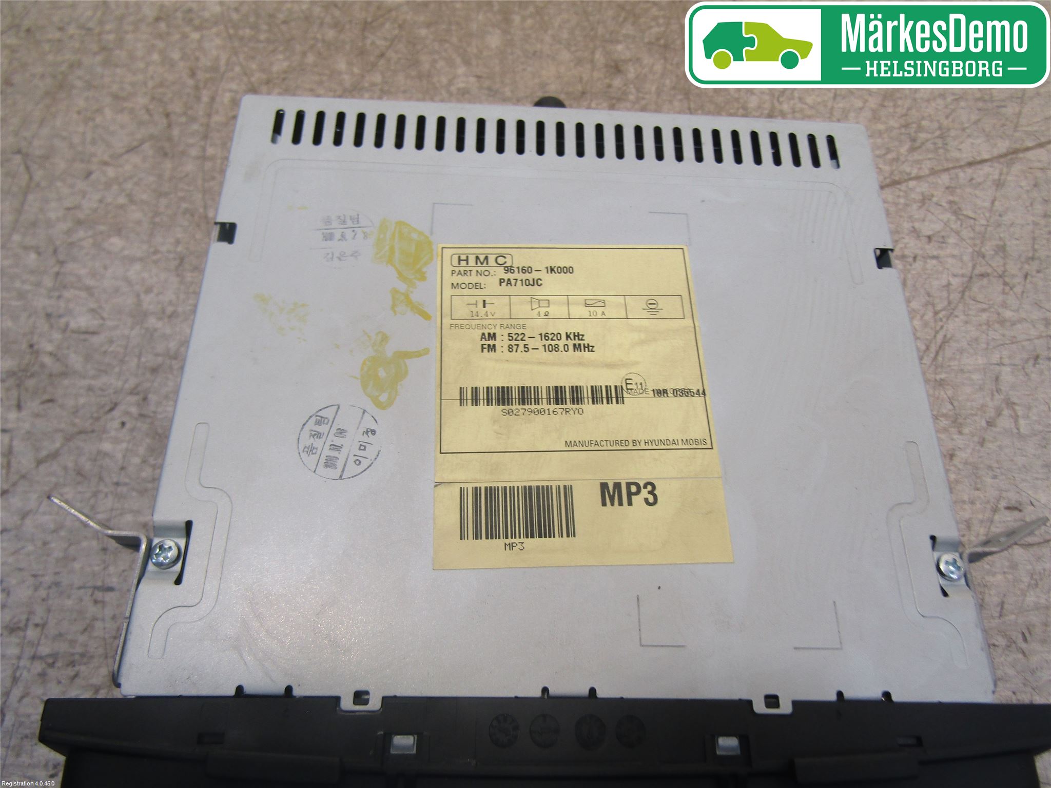 Hyundai ix20 Stereo Radio Med Cd