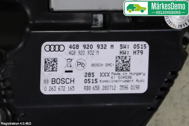 Audi A6/S6 4G 11-18 Instr Kombinert