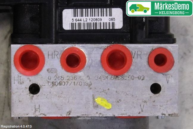 BMW 3 E90/91 SED/TOU 05-12 Abs Hydraulikkaggregat
