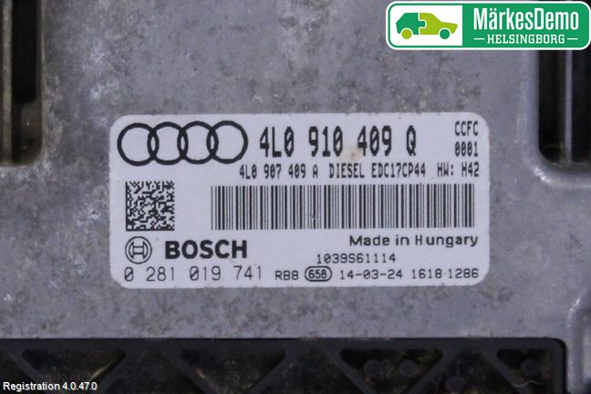 Audi Q7/SQ7 Styreenhet Dieselpumpe