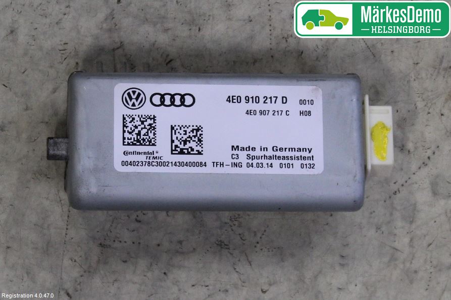 Audi Q7/SQ7 Sensor Kollisjonsbeskyttelse