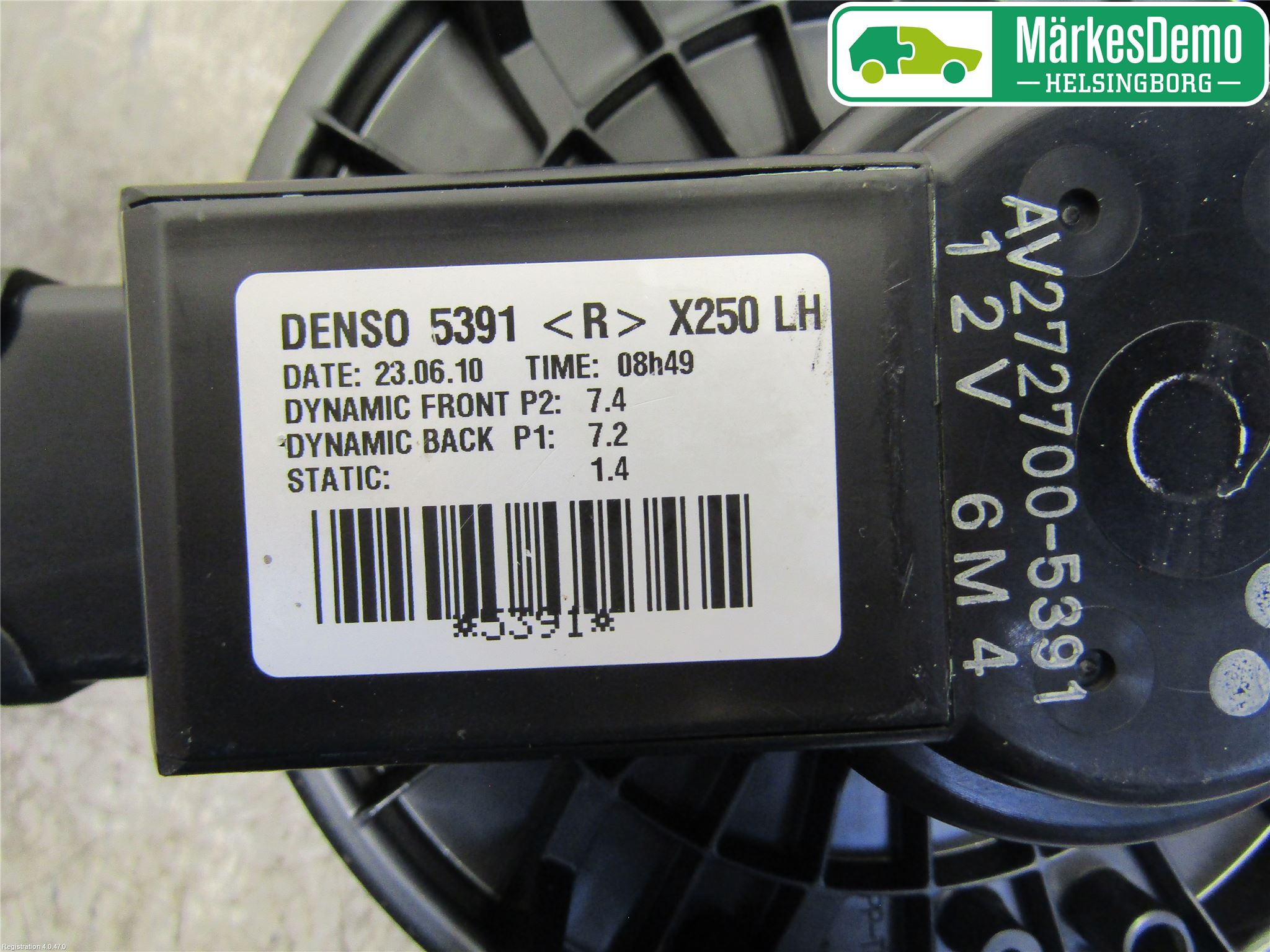 Jaguar XF 08-15 Varmeapparat Viftemotor