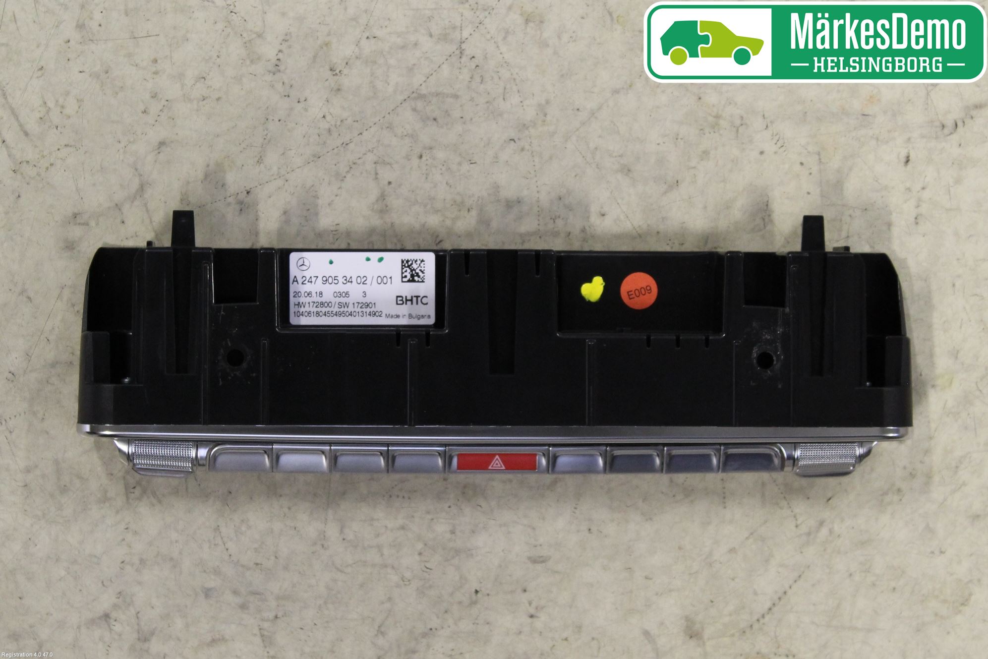 Mercedes-Benz MB A-KLASS (W177) 18- Varme Ac Betjening-Display