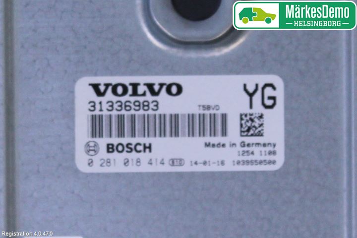 Volvo V60 14-18 Styreenhet Dieselpumpe
