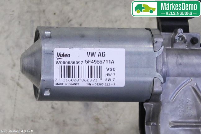 Skoda KODIAQ 17-24 Viskermotor Bakluke