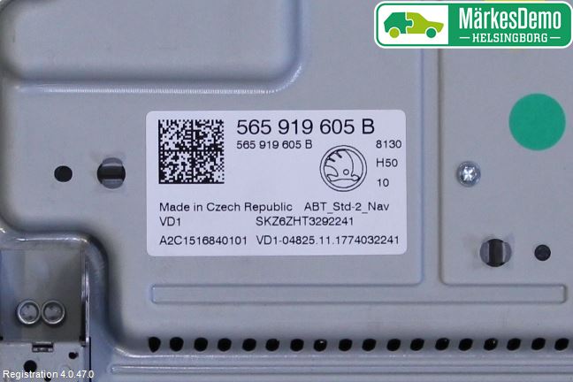 Skoda KODIAQ 17-24 Instr Varselys - Display