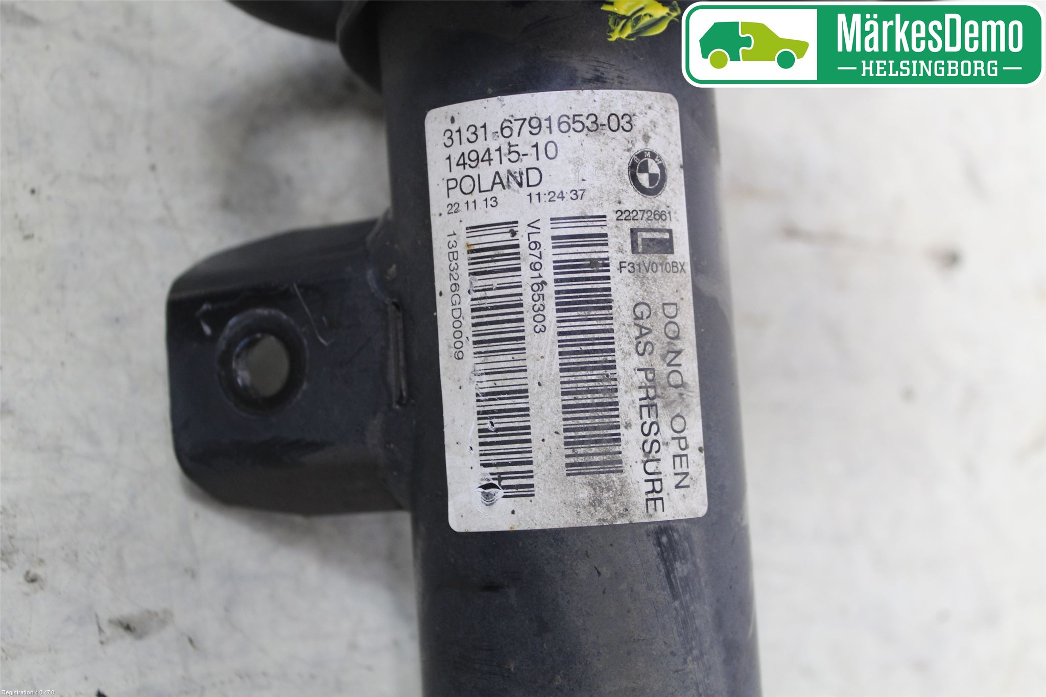 BMW 3 F30/F31/F80 12-19 Fjærbein Foran Venstre