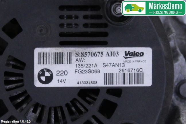 BMW 3 F30/F31/F80 12-19 Dynamo