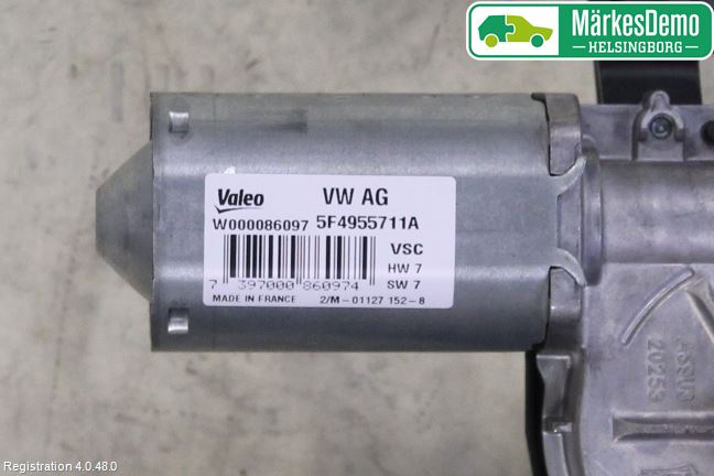 Skoda KODIAQ 17-24 Viskermotor Bakluke