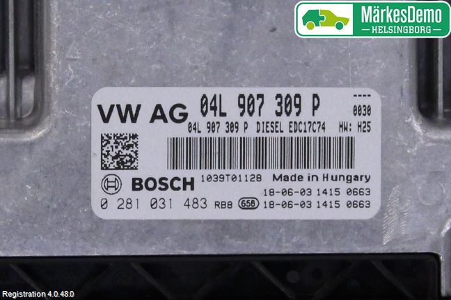 Skoda KODIAQ 17-24 Styreenhet Dieselpumpe