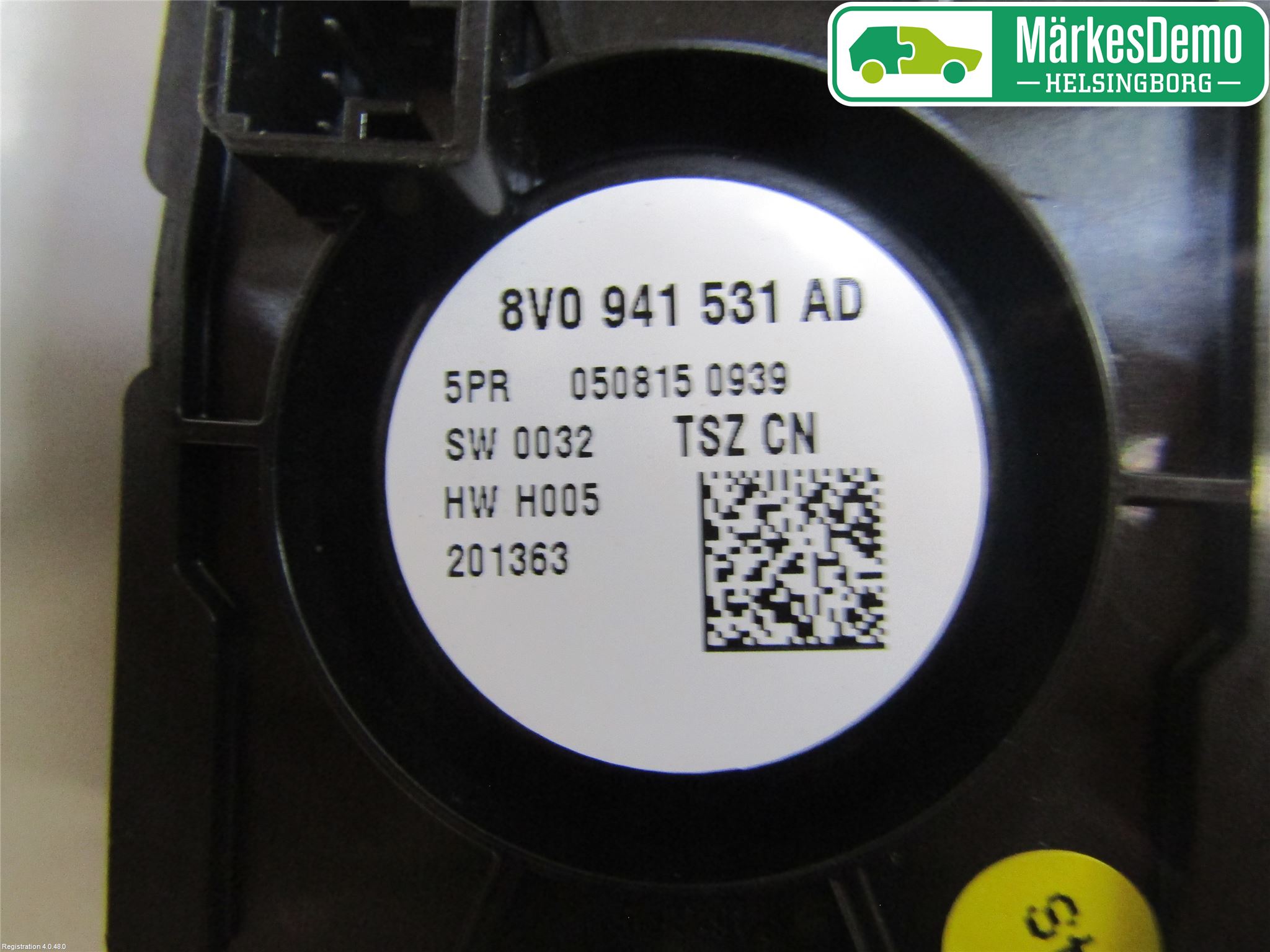 Audi A3/S3 8V 13-20 Bryter Hovedlys