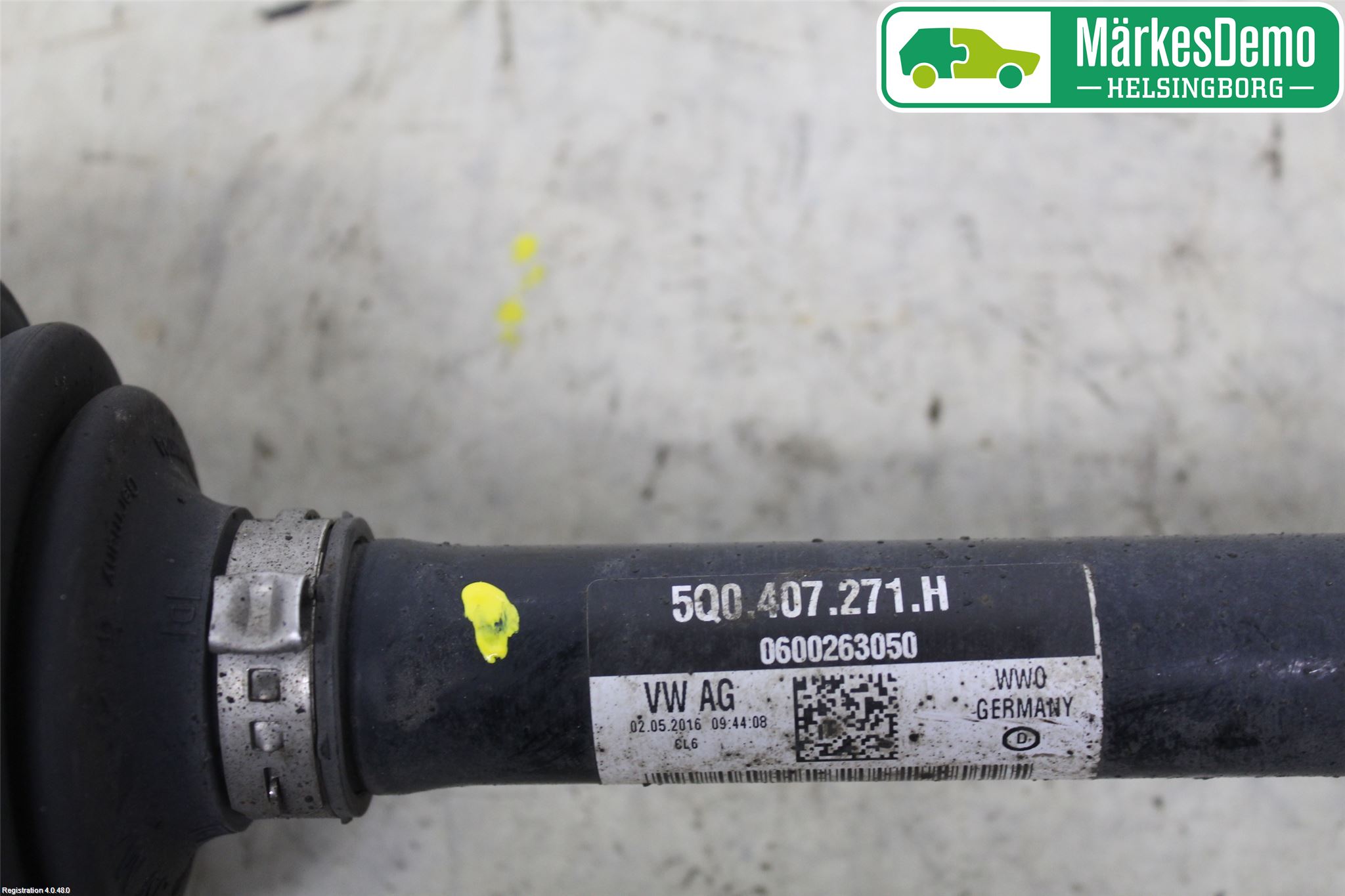 Audi A3/S3 8V 13-20 Drivaksel Foran Kompl Venstre