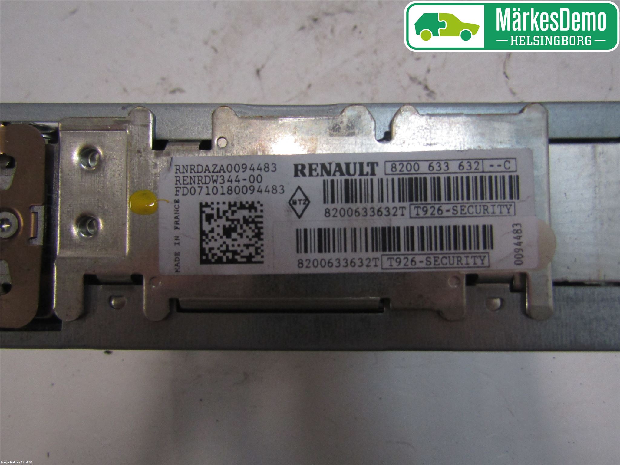 Renault MODUS Stereo Radio Med Cd