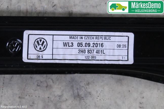 Volkswagen VW AMAROK 2H 10-22 Vindusheis
