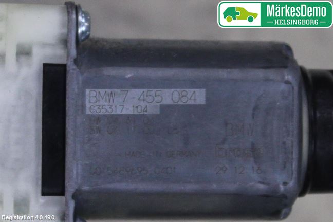 BMW 5 G30/G31/F90 17-23 Vindusheismotor