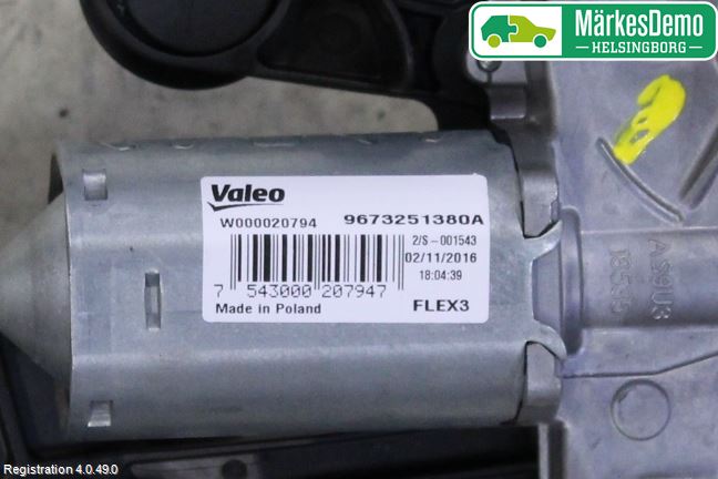 Peugeot PEUGOT 208 16-19 Viskermotor Bakluke