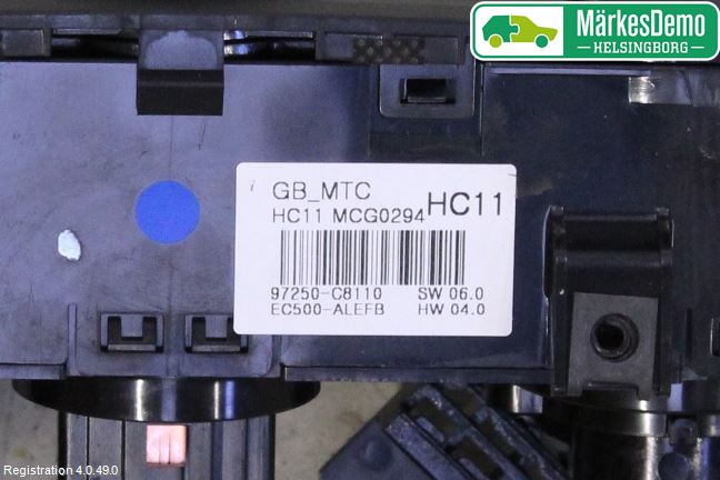 Hyundai i20 GB 15-20 Varmeapparat Panel(Regulering)