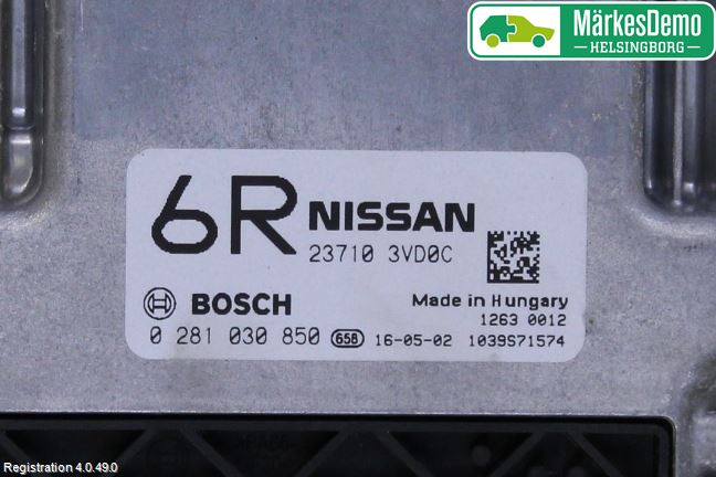 Nissan NV200/NV200 COMBI Styreenhet Dieselpumpe