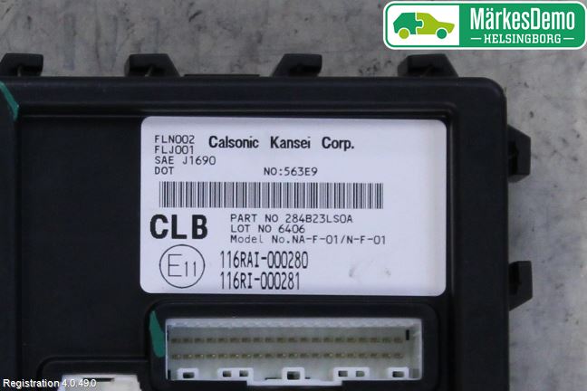 Nissan NV200/NV200 COMBI Styreenhet Klima