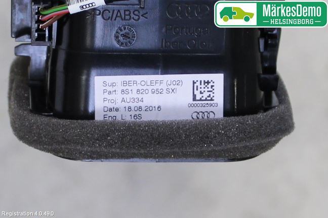 Audi TT/TTS/TT RS 15- Dashbord Kanal - Dyse