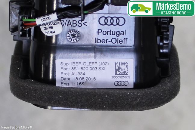 Audi TT/TTS/TT RS 15- Dashbord Kanal - Dyse