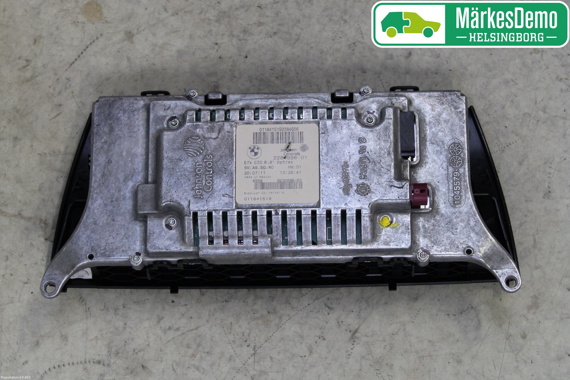 BMW X6 E71/E72   08-14 Instr Skjerm Dvd-Gps-Ac-Tlf