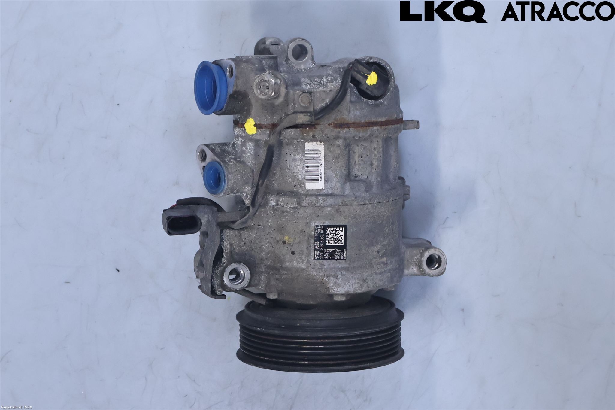 Volkswagen VW TOUAREG CR 18- Varme Ac Kompressor