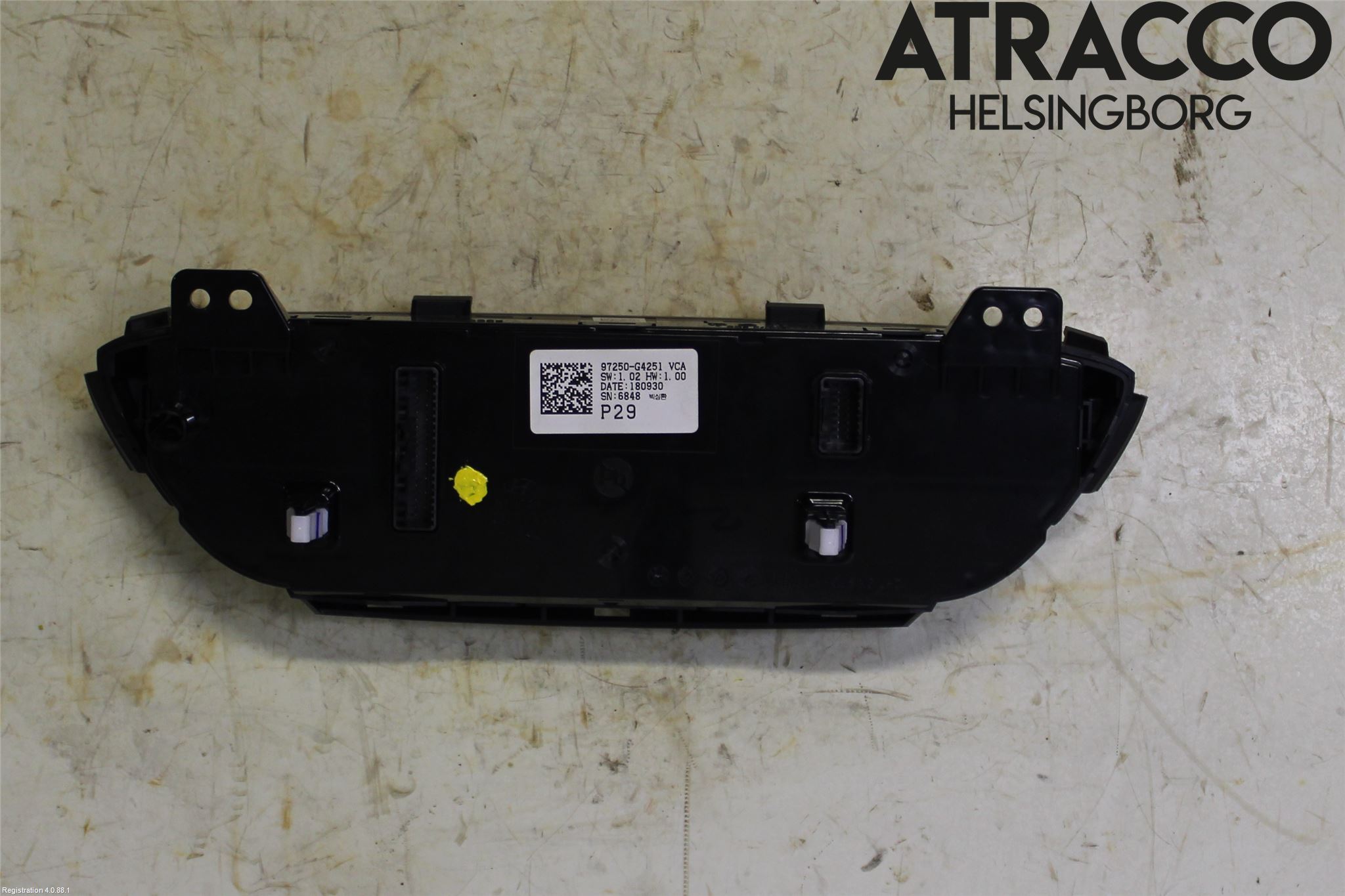 Hyundai i30 PD 17- Varme Ac Betjening-Display