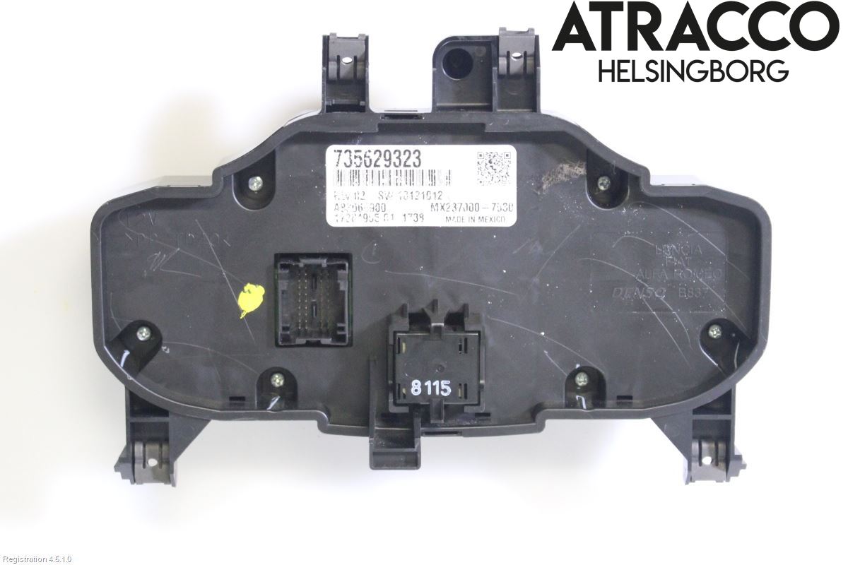 Fiat 500 07- Varme Ac Betjening-Display