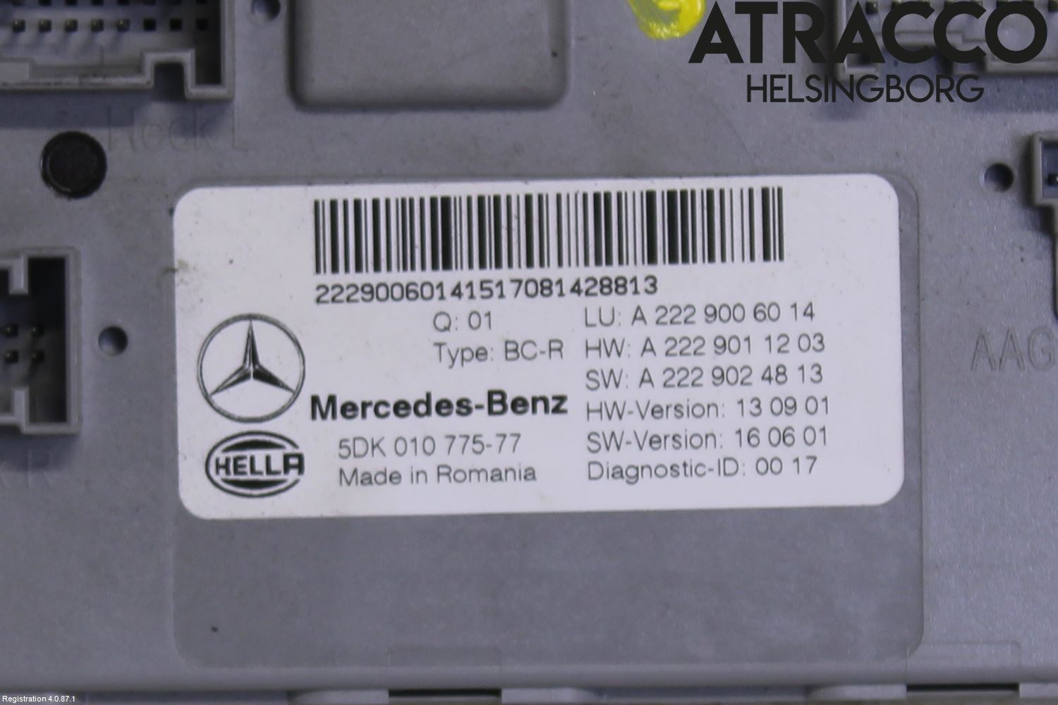 Mercedes-Benz MB C-KLASS (W205) 14-21 Styreenhet Øvrig