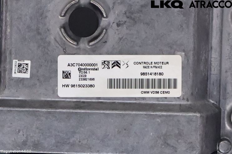 Opel ASTRA L 22- Styreenhet Innsprøytning