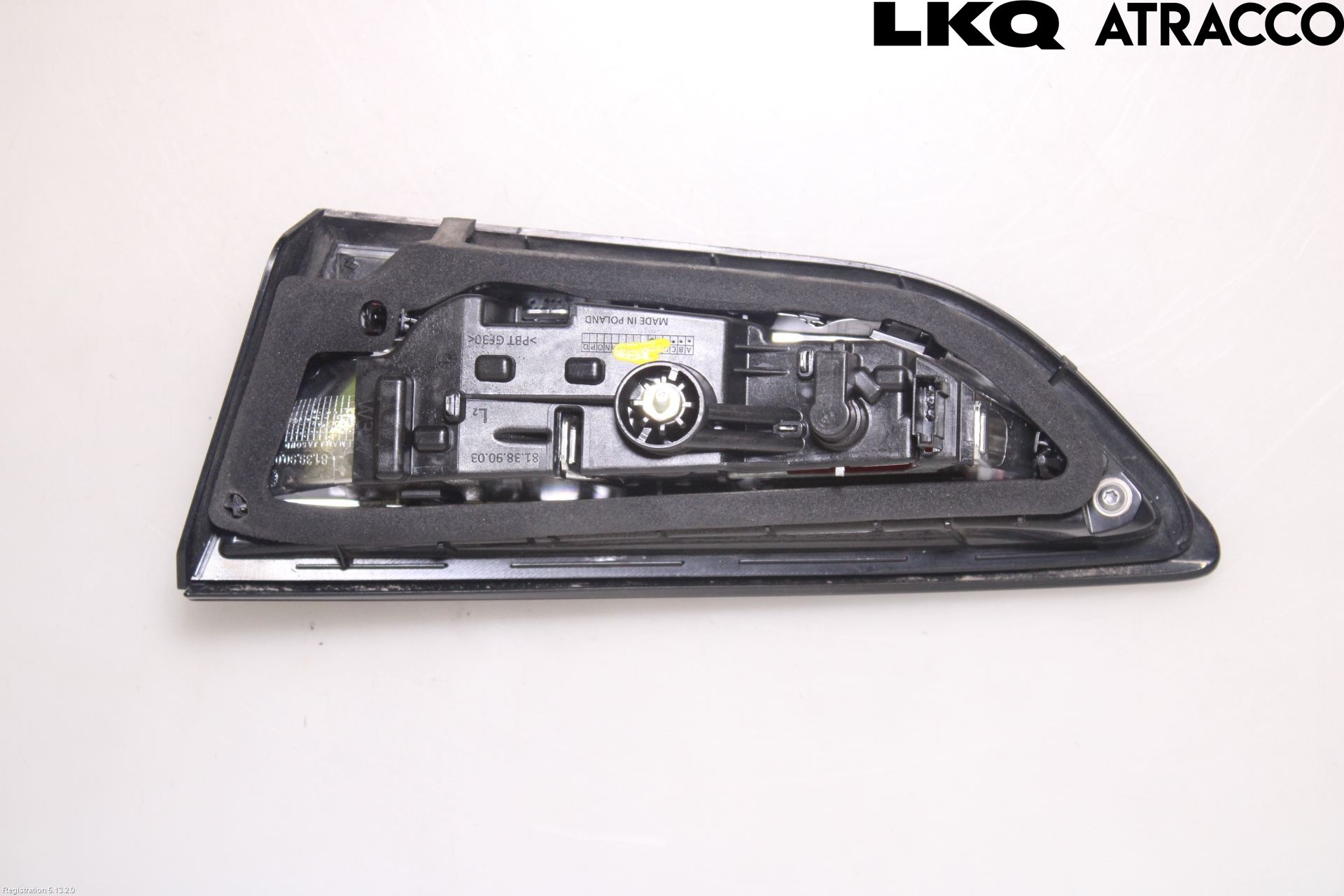 Opel ASTRA K 16-22 Baklykt Venstre  På Luke(Indre