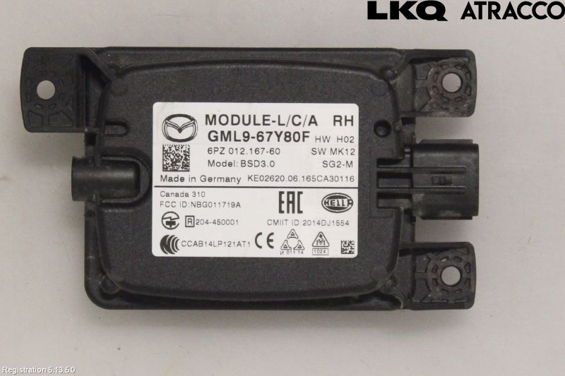 Mazda 6 13- Sensor Kollisjonsbeskyttelse